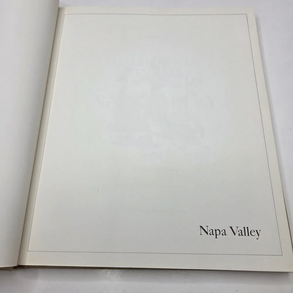 Vintage Napa Valley California Wineries Vol 1 Book 1975 1st Ed Signed Ltd #110